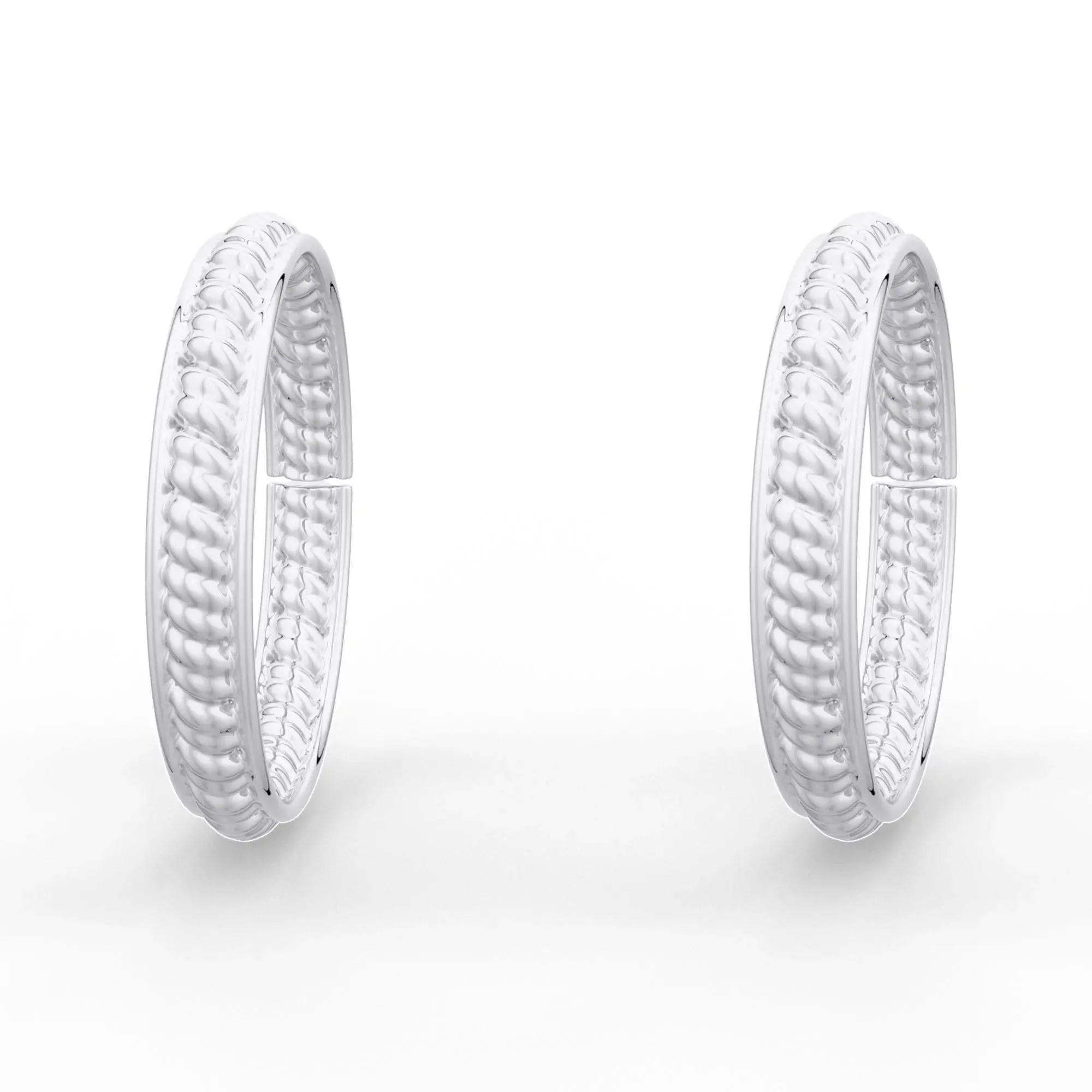 92.5 silver Twisted Wire Toe Ring