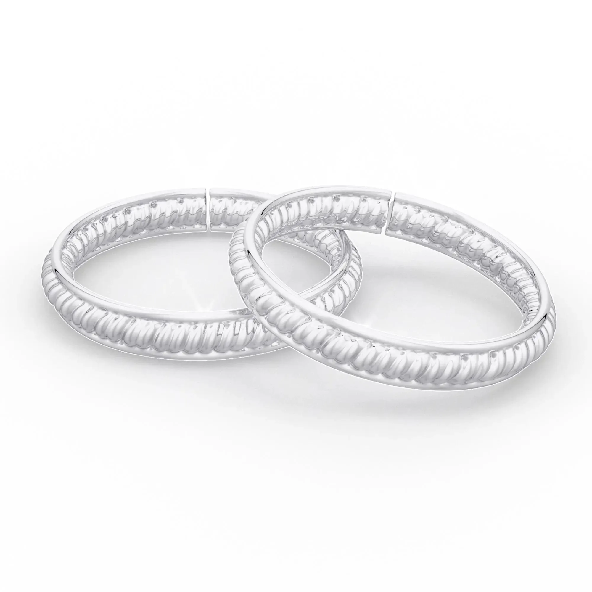 92.5 silver Twisted Wire Toe Ring