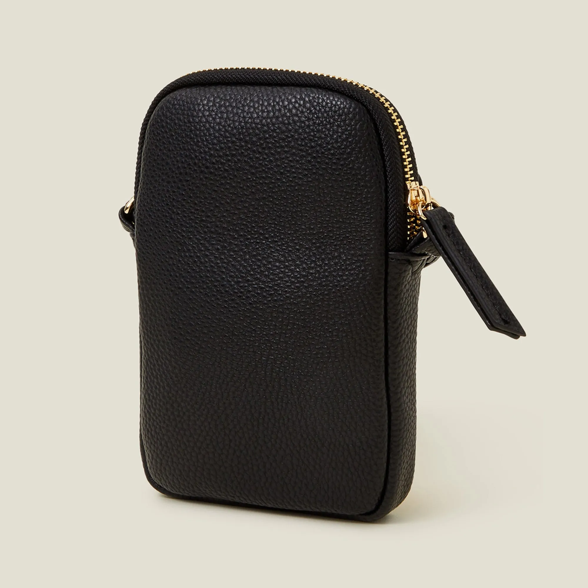 Accessorize London Women's Black Pocket Phone Bag