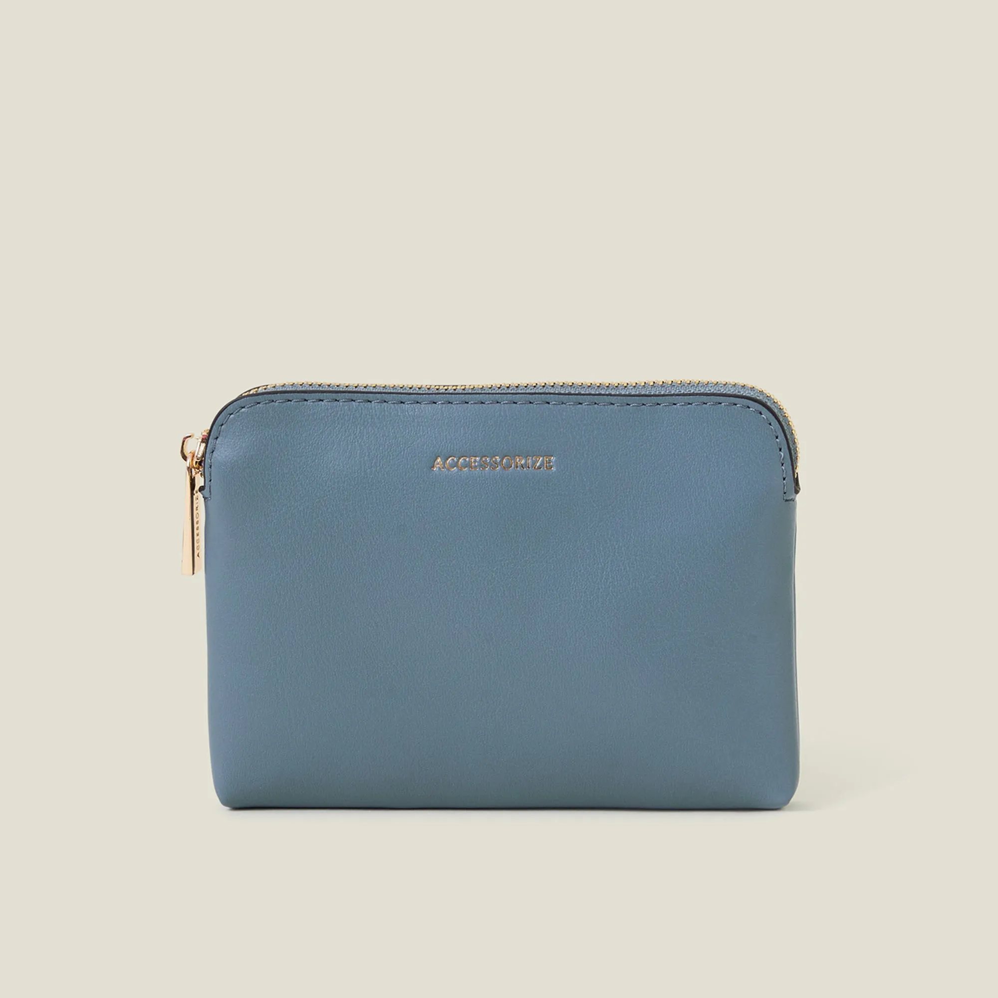 Accessorize London Women's Classic Coin Purse- Blue