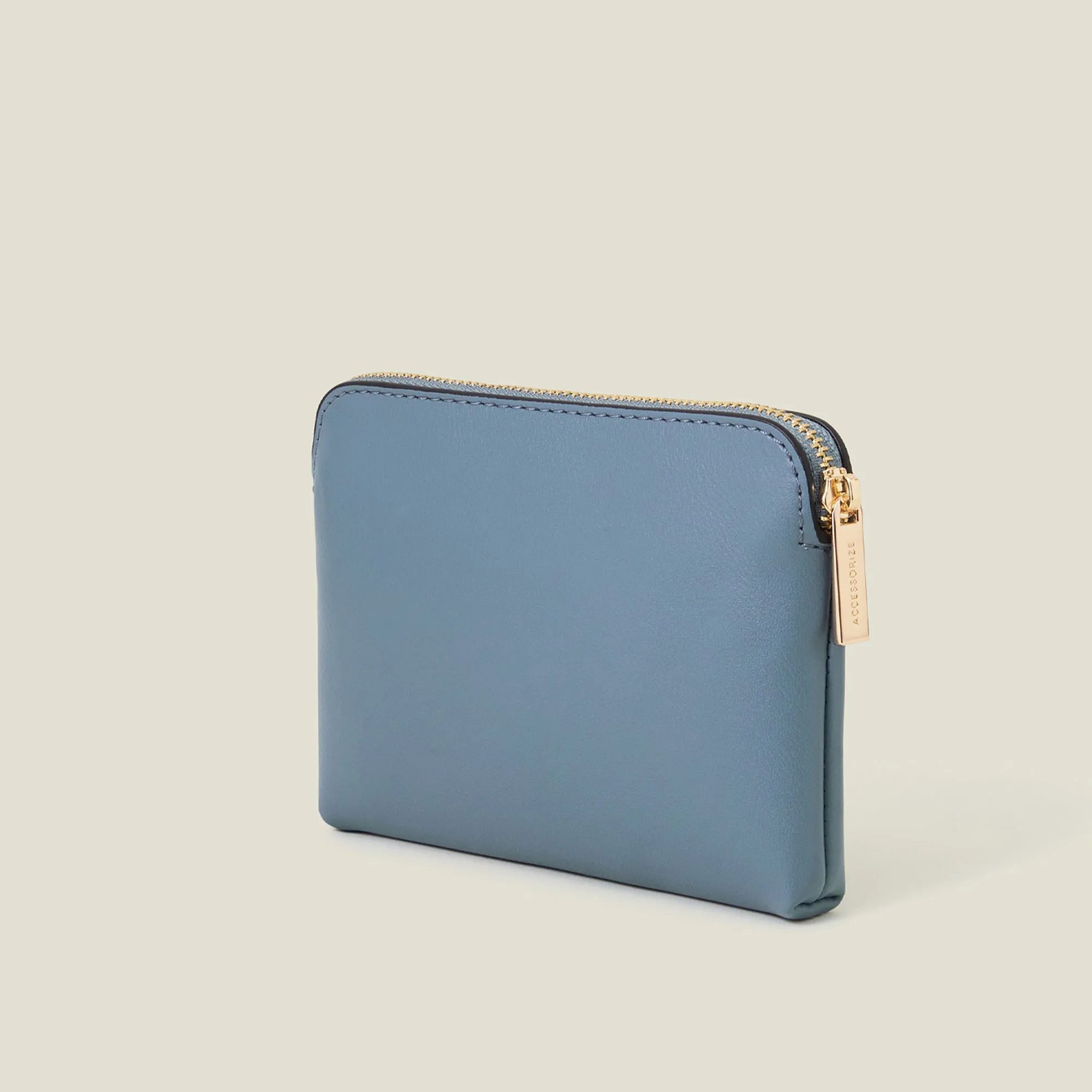 Accessorize London Women's Classic Coin Purse- Blue