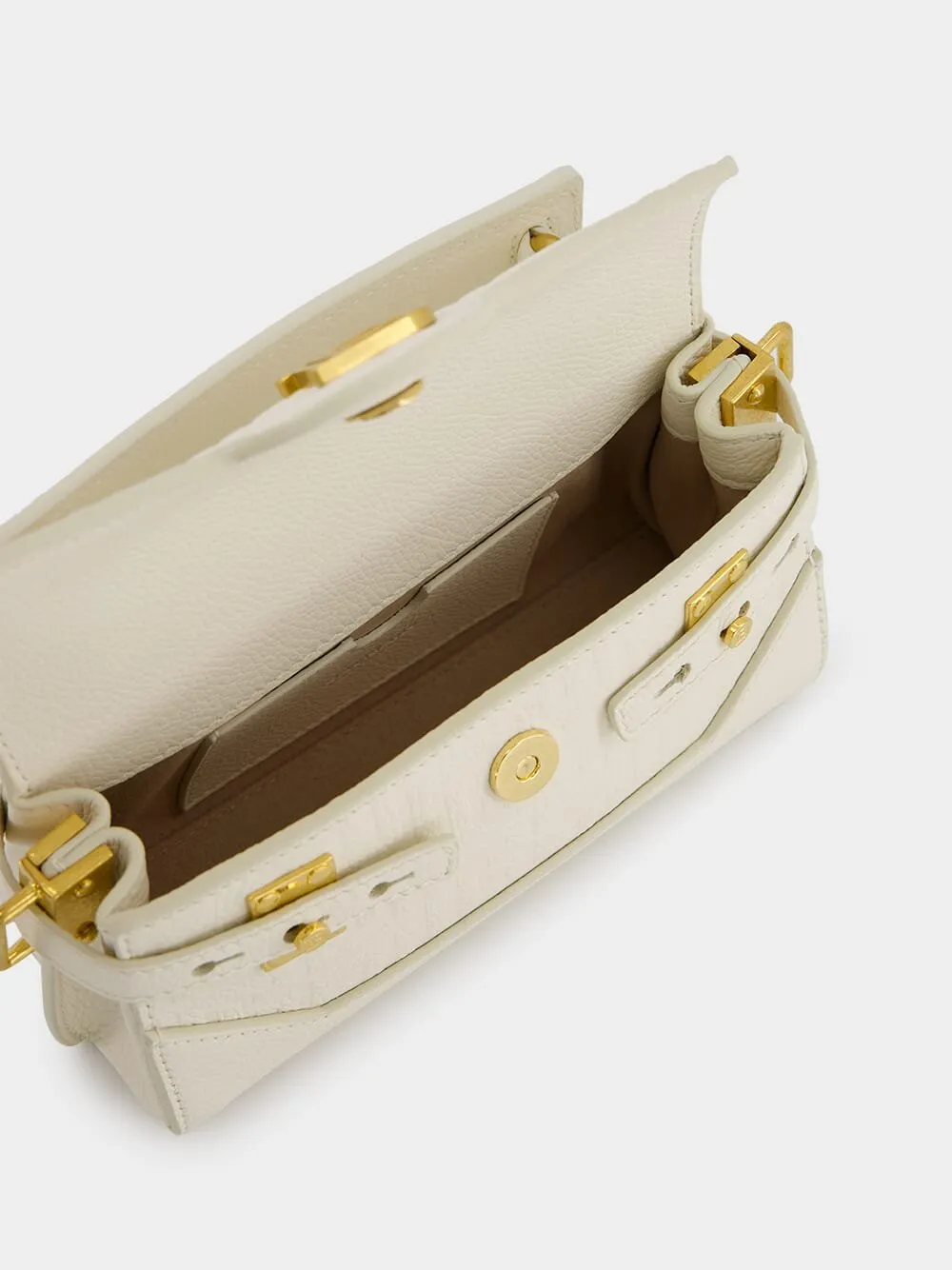 B-Buzz 19 Monogram Leather Bag