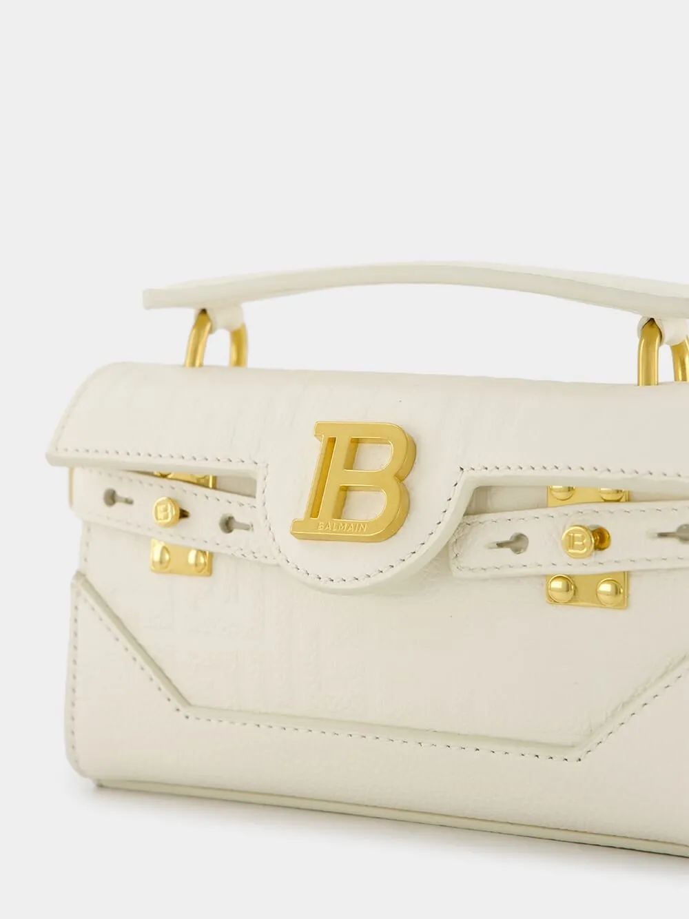 B-Buzz 19 Monogram Leather Bag