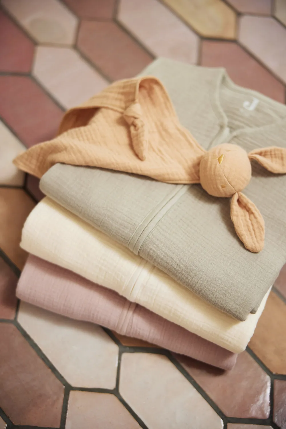Baby Sleeping Bag Muslin 110cm Olive Green