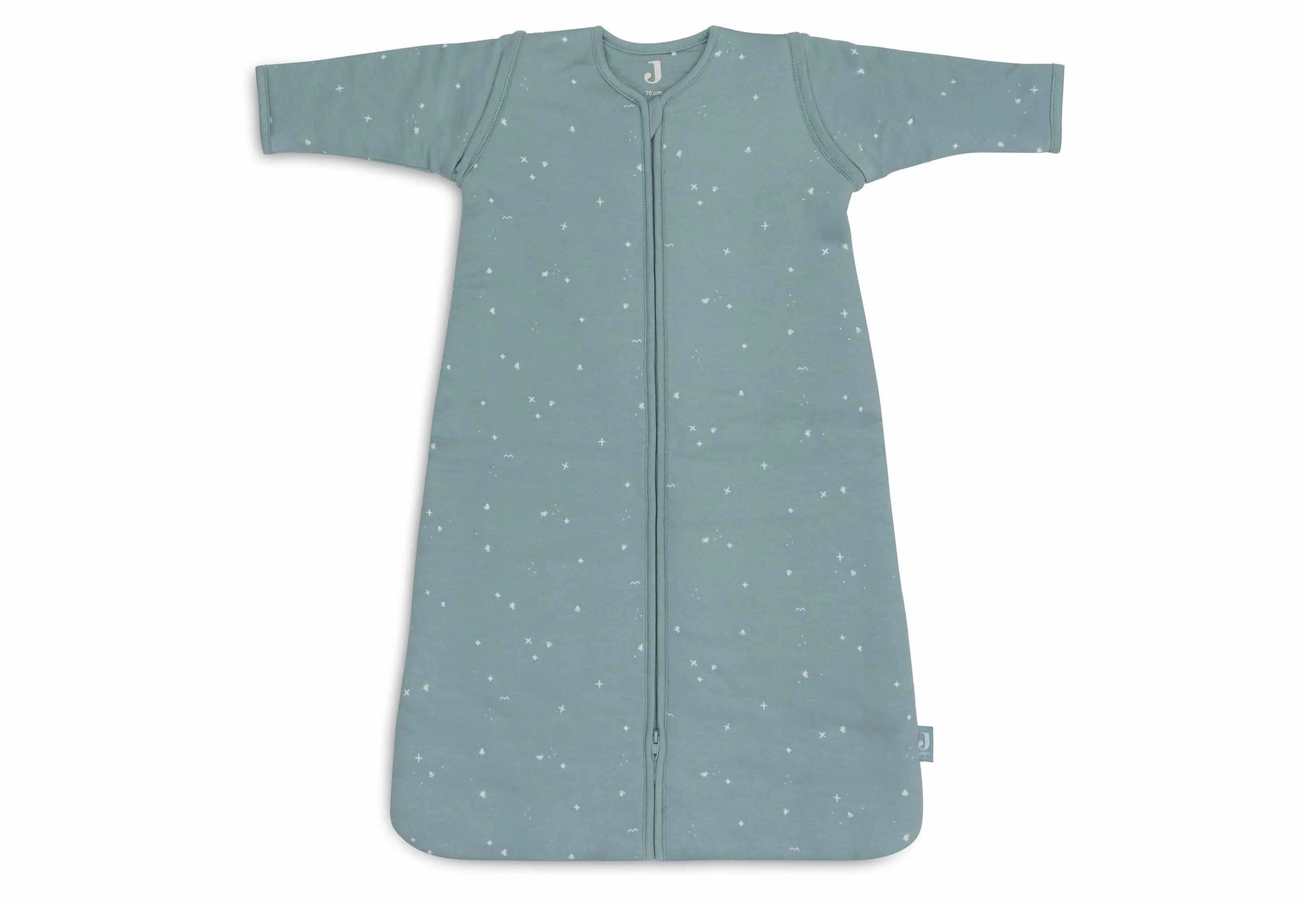 Baby Sleeping Bag with Removable Sleeves 70cm Twinkling - Sea Green