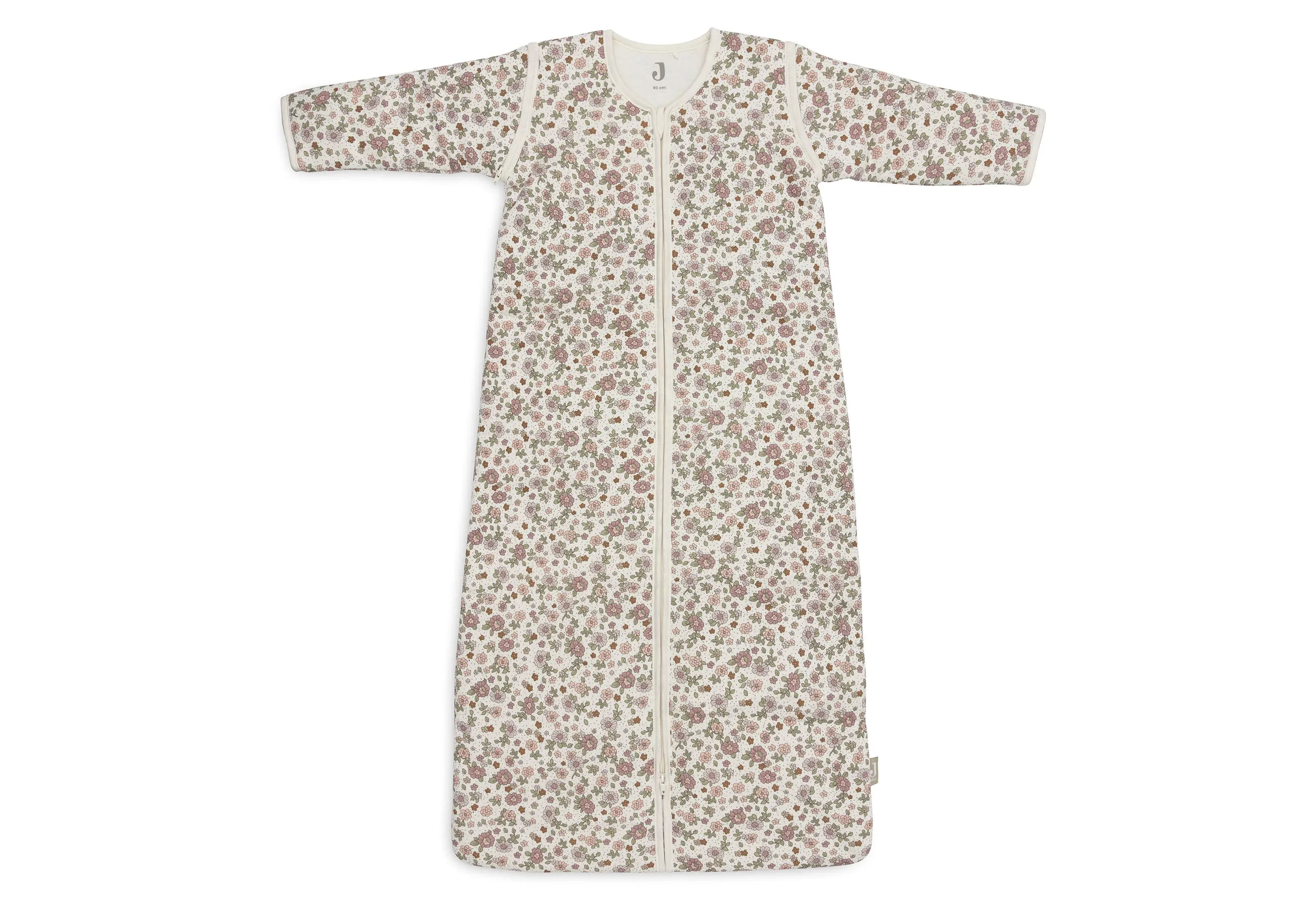 Baby Sleeping Bag with Removable Sleeves 90cm Retro Flowers