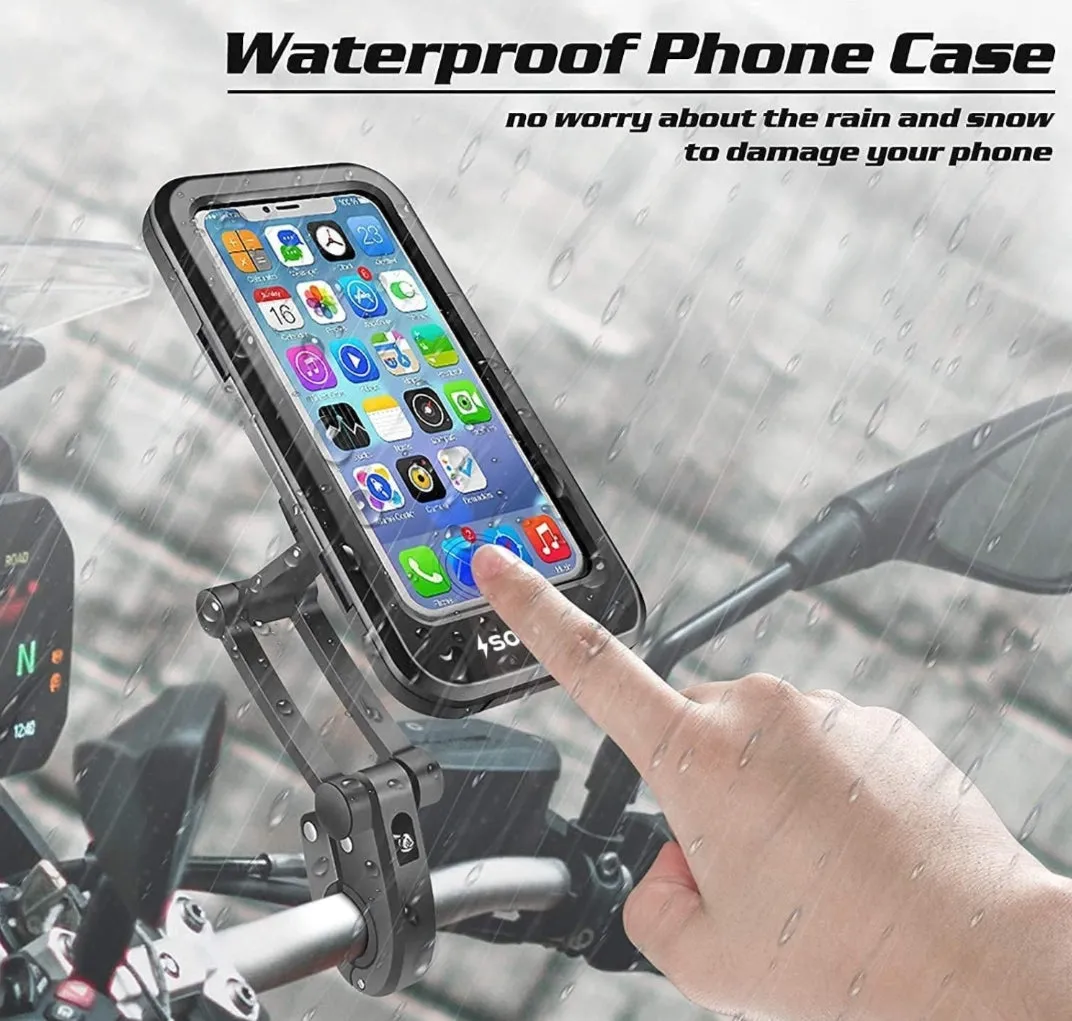 Bike Phone Mount Waterproof Cell Phone Holder