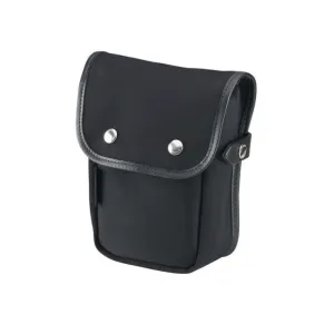Billingham Delta End Pocket | Black with Black Trim, Canvas