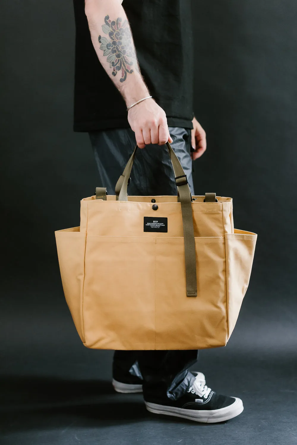 BIP021SUN - "Bags in Progress" Carry-all Beach Bag - Suntan