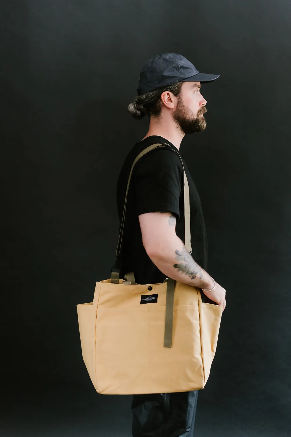 BIP021SUN - "Bags in Progress" Carry-all Beach Bag - Suntan