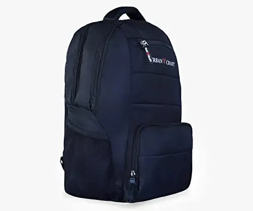 Black Laptop Backpack Fully Comfortable Black Casual Backpack- Optima