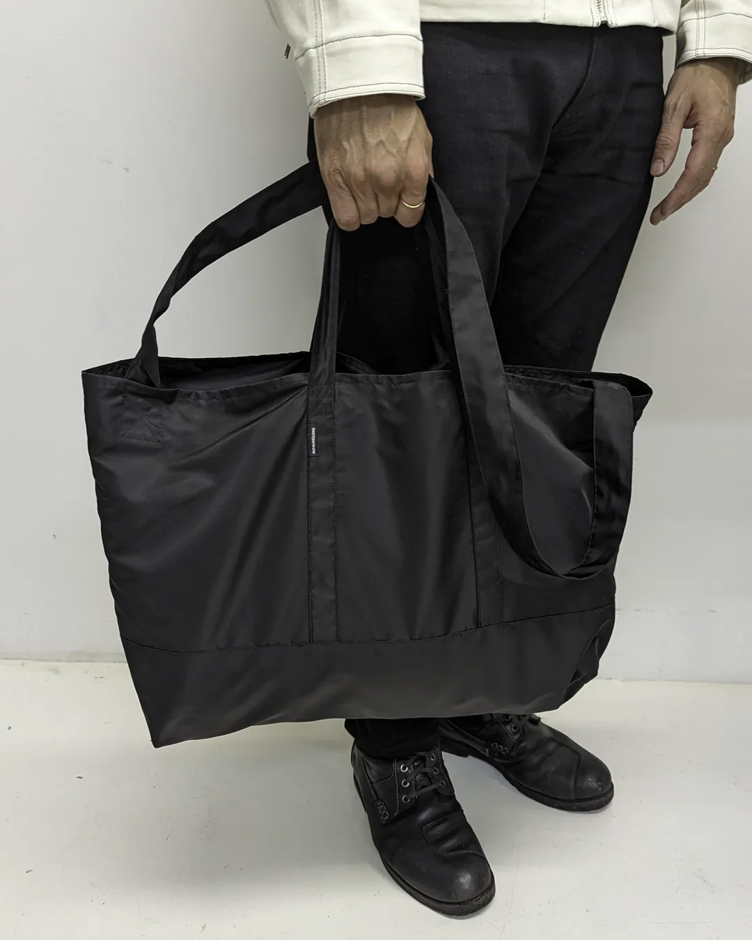 Black Nylon Tote