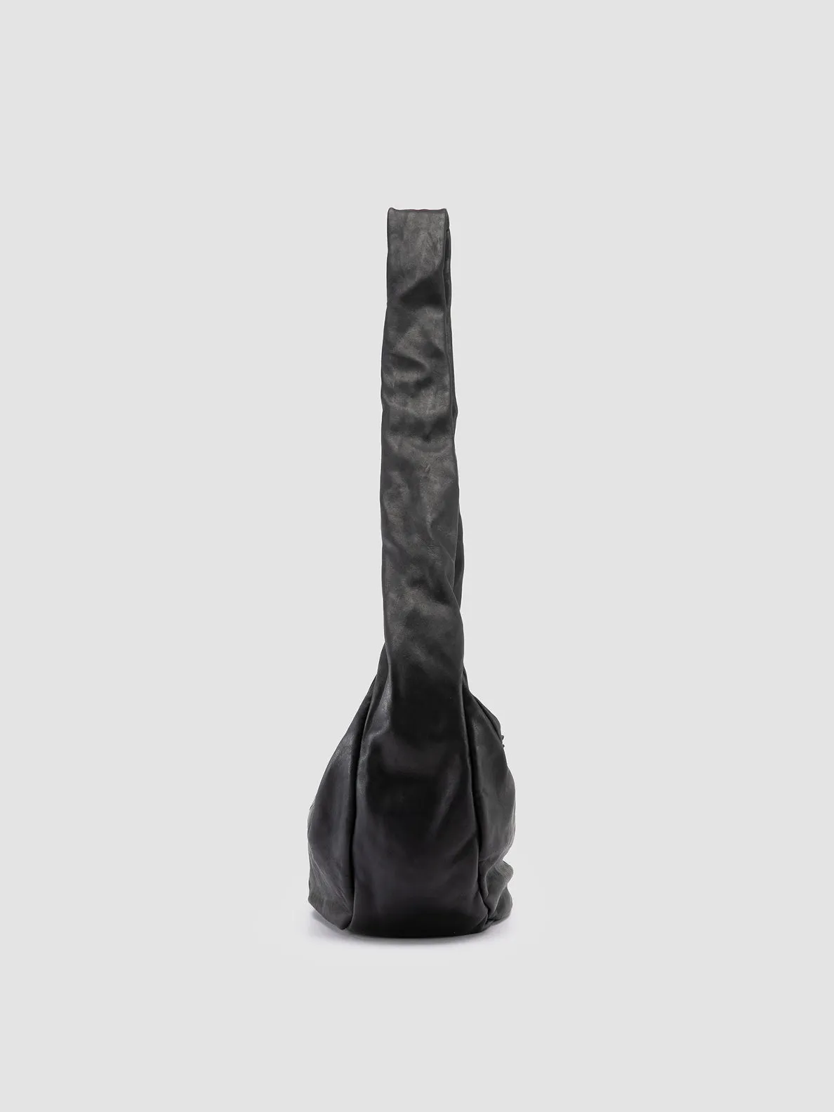 BOWLER 004 - Blue Leather Shoulder Bag