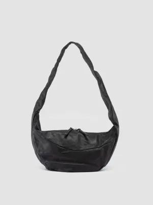 BOWLER 004 - Blue Leather Shoulder Bag
