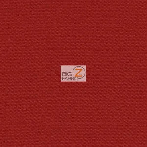Canvas Solution Dyed Acrylic Waterproof Outdoor Fabric / Red / Sold By The Yard