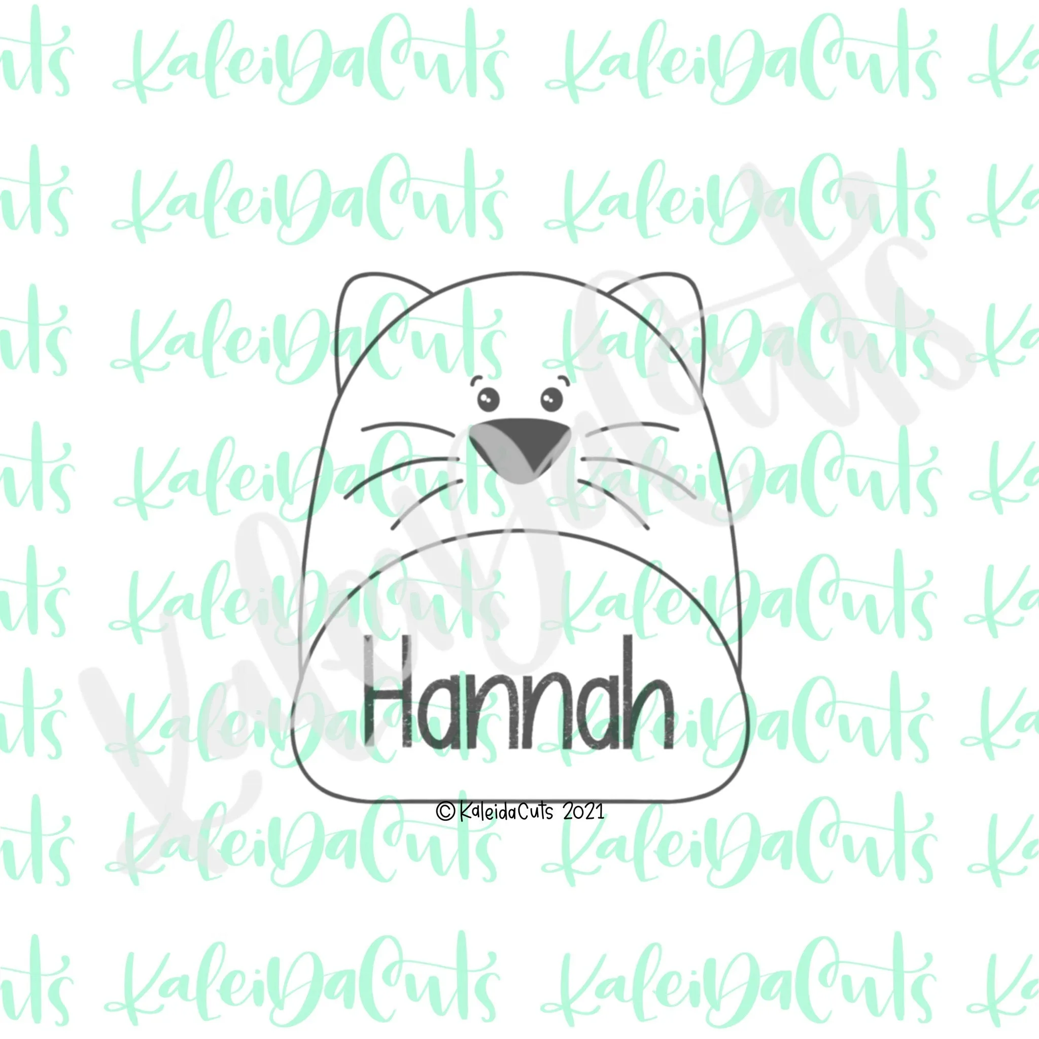 Cat Backpack Cookie Cutter