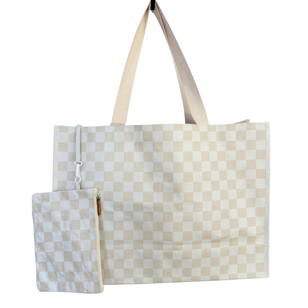 Checker XL All Day Bag with Matching Removable Pouch