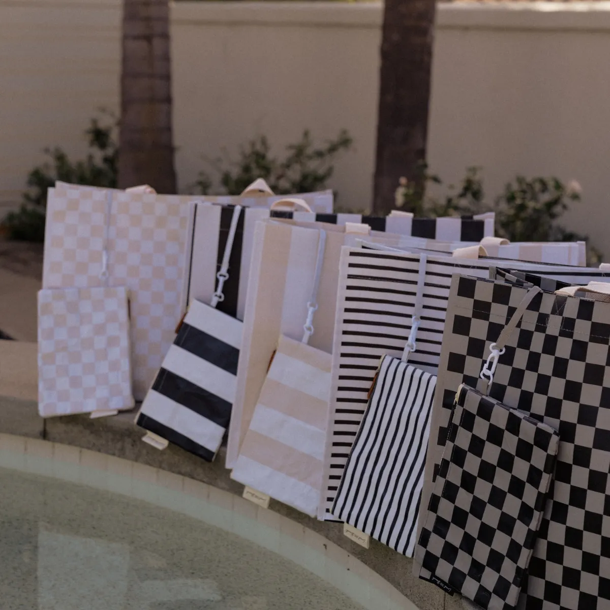 Checker XL All Day Bag with Matching Removable Pouch