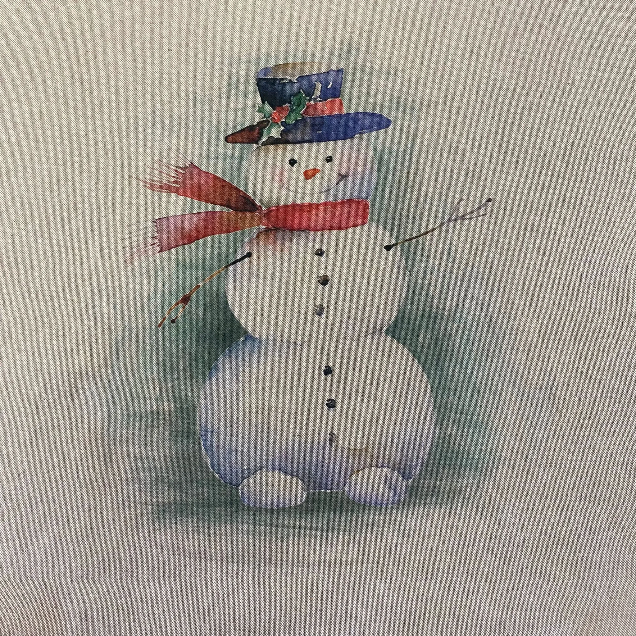 Christmas Linen look Panels - Select Design