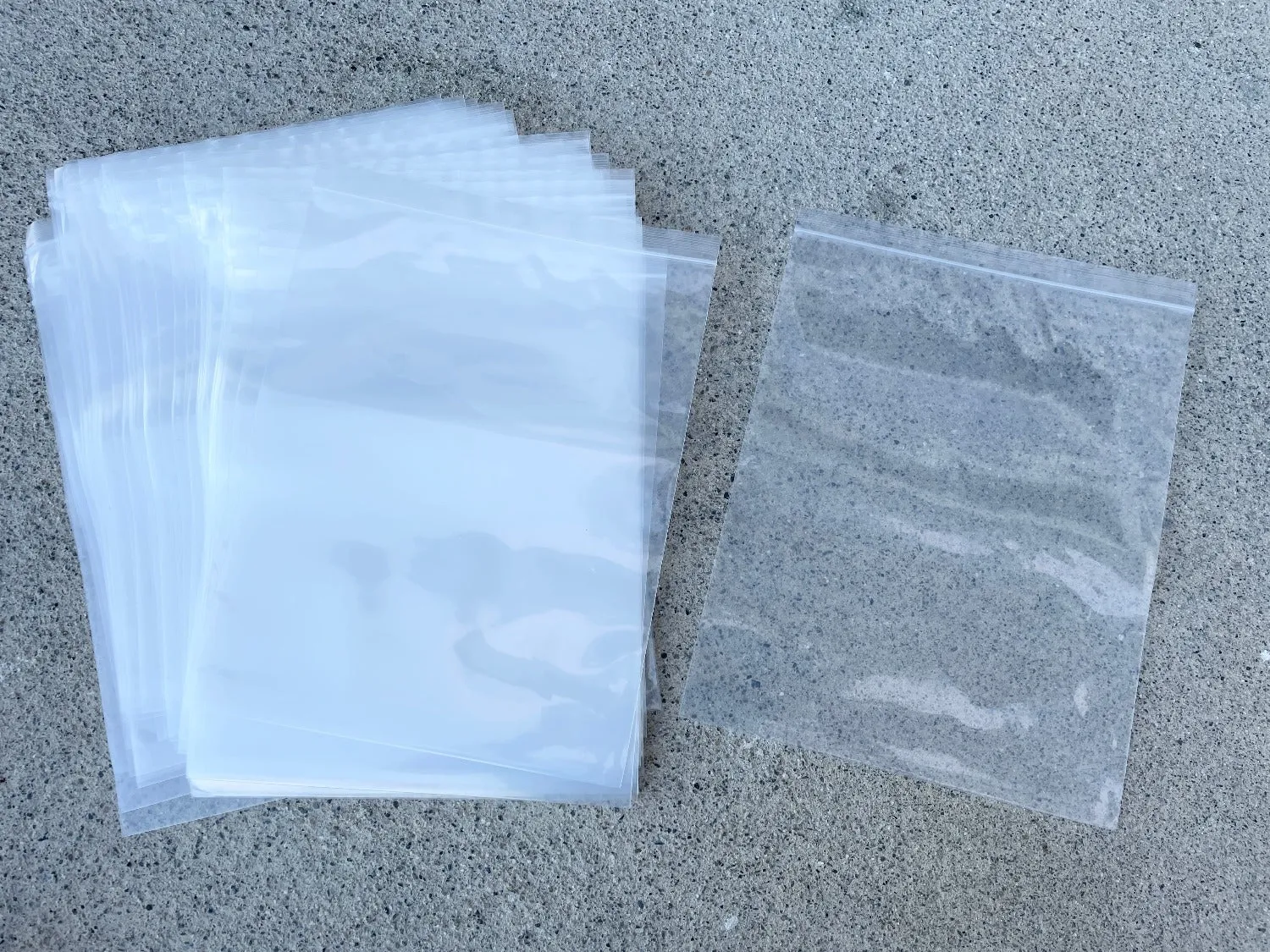 Clear Reclosable Bags - 4 Mil Thick, Food Grade Plastic