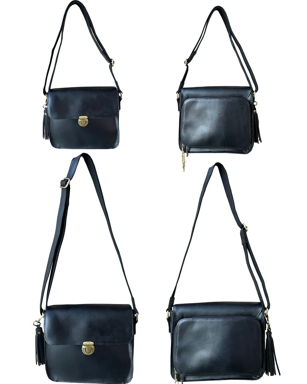 Cute Leather Lockable Crossbody Purse