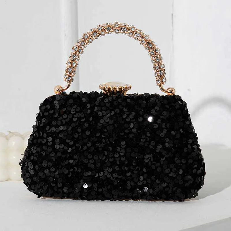 Evening Bag Sequin Purses Party Clutch Handbag