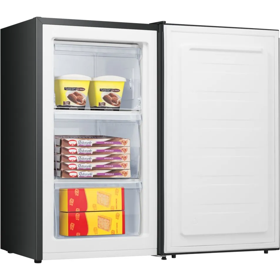 FRIDGEMASTER 48CM BLACK UNDERCOUNTER FREEZER