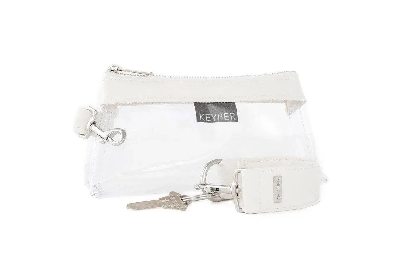 Frost White Vegan Leather 2-Piece Wristlet Set