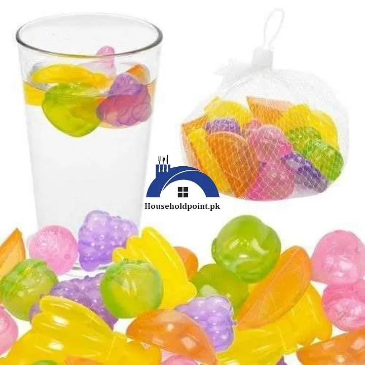 Fruit Shaped Reusable Ice Cubes (Pack Of 10)