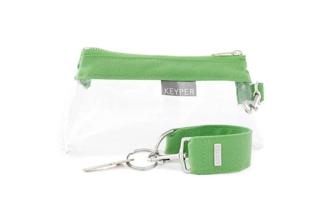 Green Canvas 2-Piece Wristlet Set