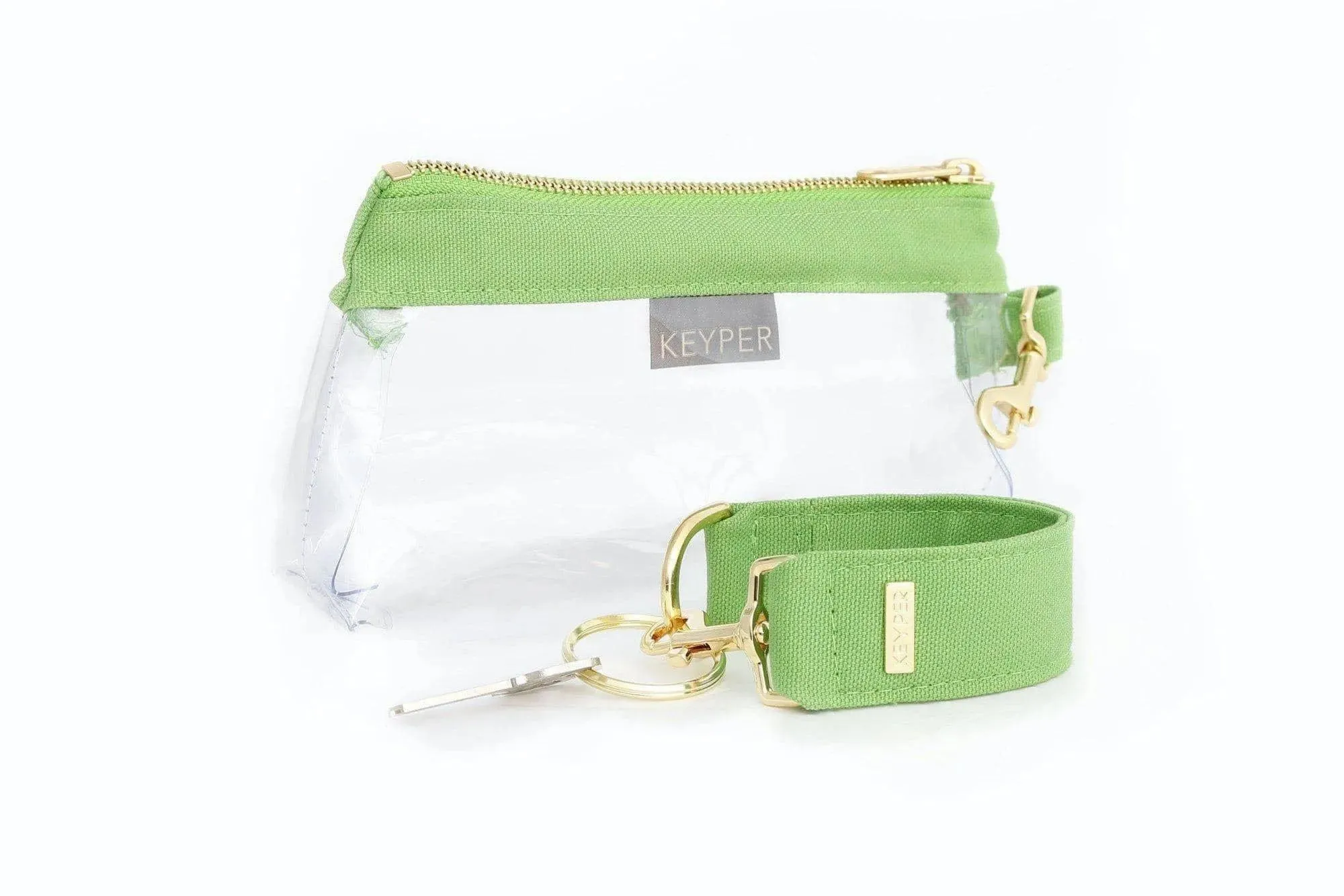 Green Canvas 2-Piece Wristlet Set