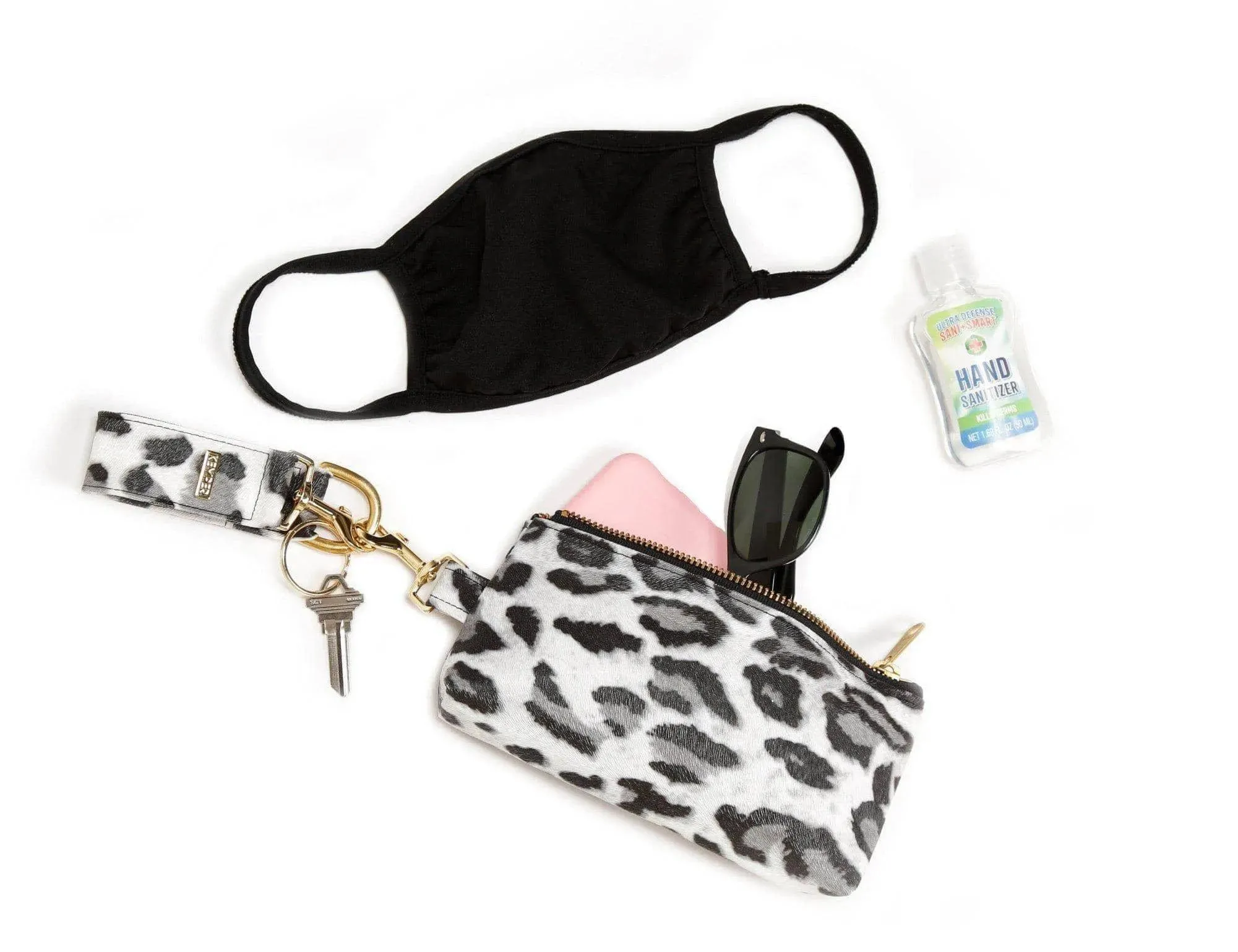 Green Canvas 2-Piece Wristlet Set