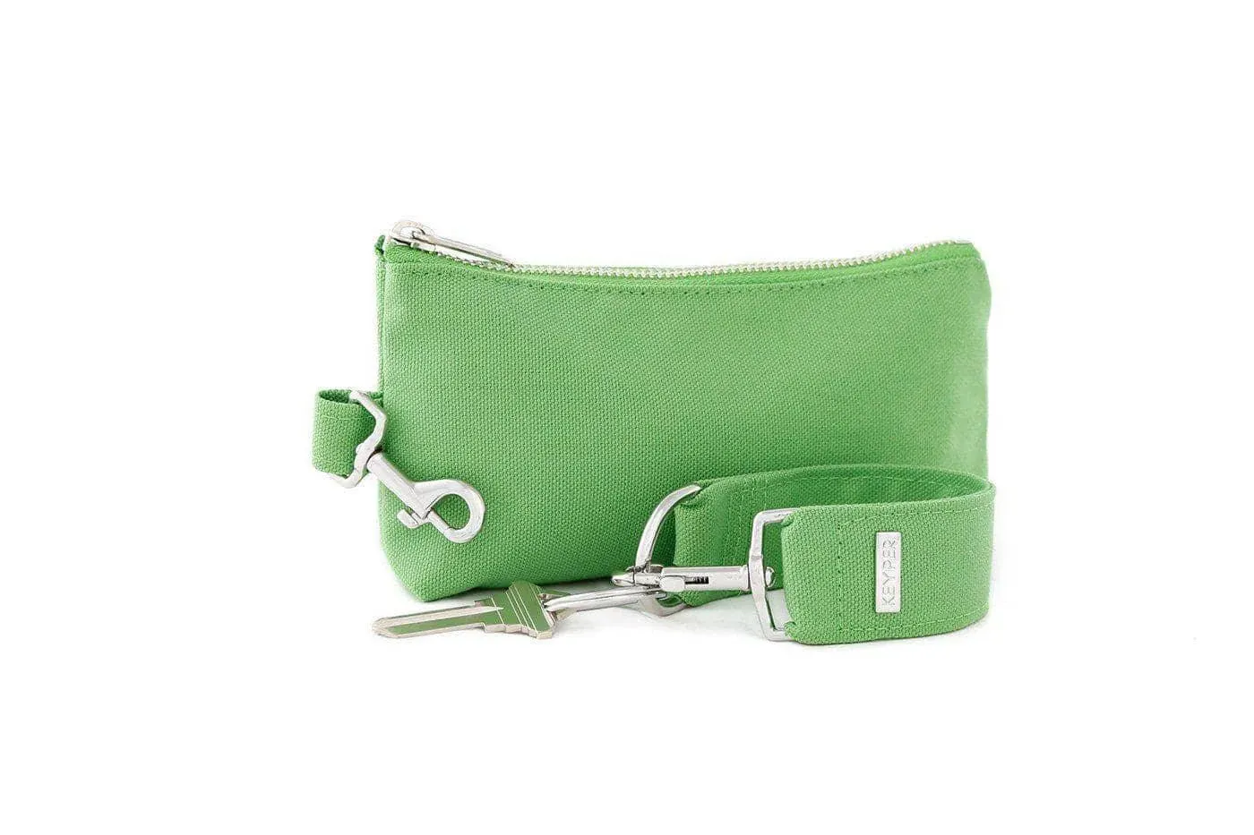 Green Canvas 2-Piece Wristlet Set