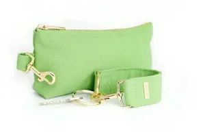 Green Canvas 2-Piece Wristlet Set