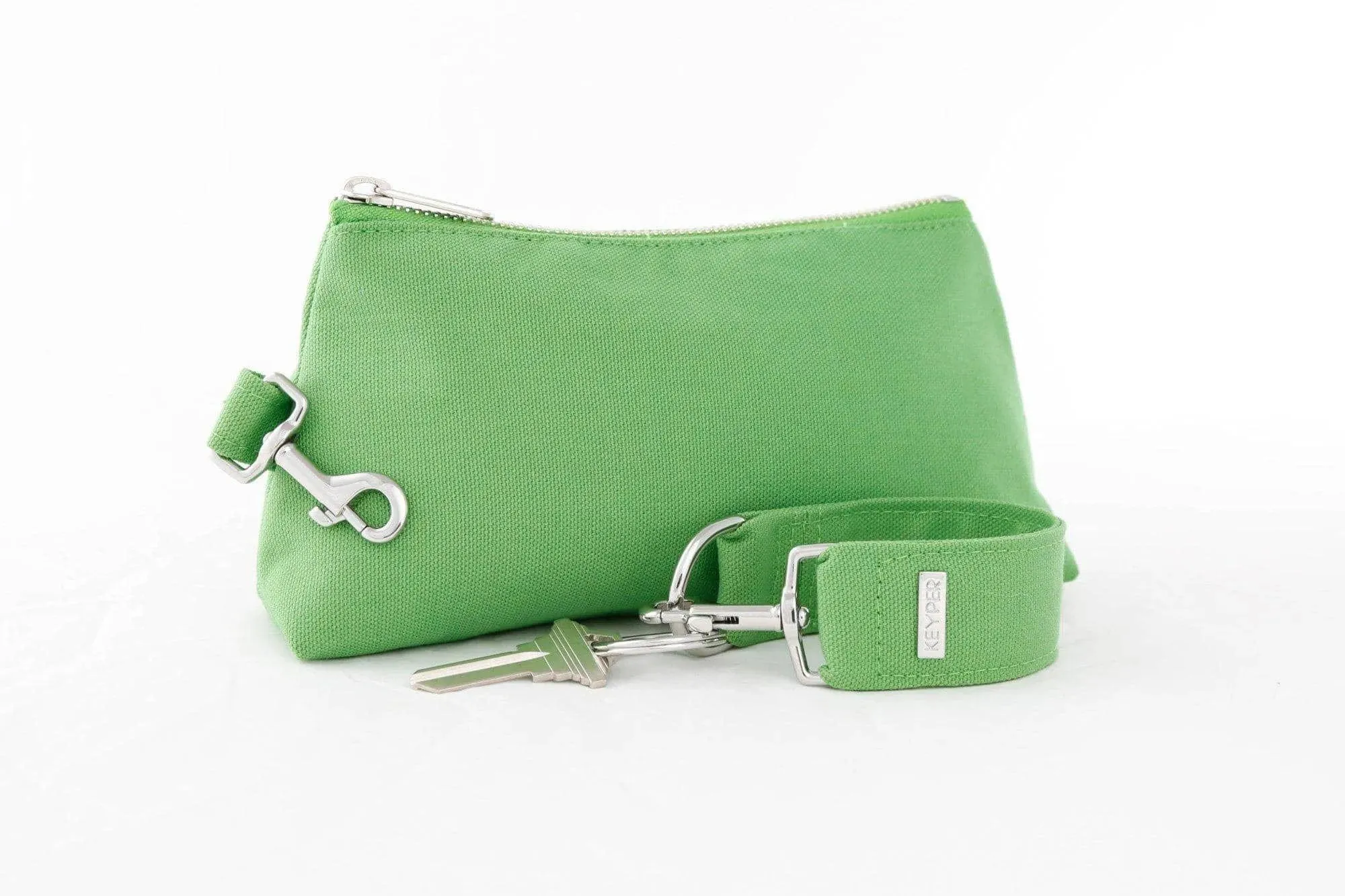 Green Canvas 2-Piece Wristlet Set