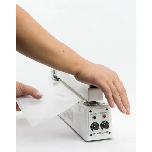Hand Operated 2mm Impulse Heat Sealer with Magnetic Hold  for 16" Wide Bags and Tubing