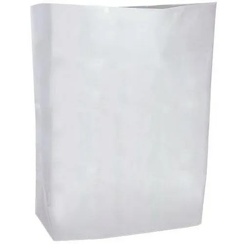 HDPE Blend Colored Merchandise Shopping Bags - 12" x 15" - (White)