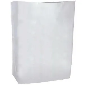 HDPE Blend Colored Merchandise Shopping Bags - 12" x 15" - (White)