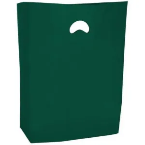 HDPE Blend Colored Merchandise Shopping Bags - 13" x 3" x 21" - (Dark Green)
