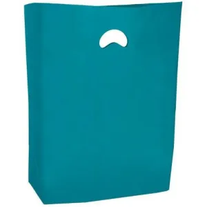 HDPE Blend Colored Merchandise Shopping Bags - 16" x 4" x 24" - (Teal)