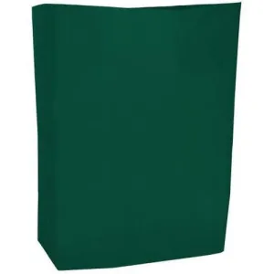 HDPE Blend Colored Merchandise Shopping Bags - 8.5" x 11" - (Dark Green)