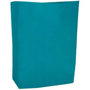 HDPE Blend Colored Merchandise Shopping Bags - 8.5" x 11" - (Teal)