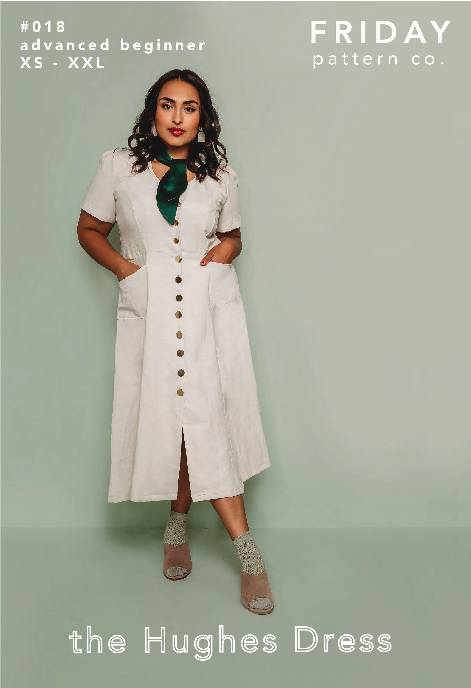 Hughes Dress Sewing Pattern by Friday Pattern Company