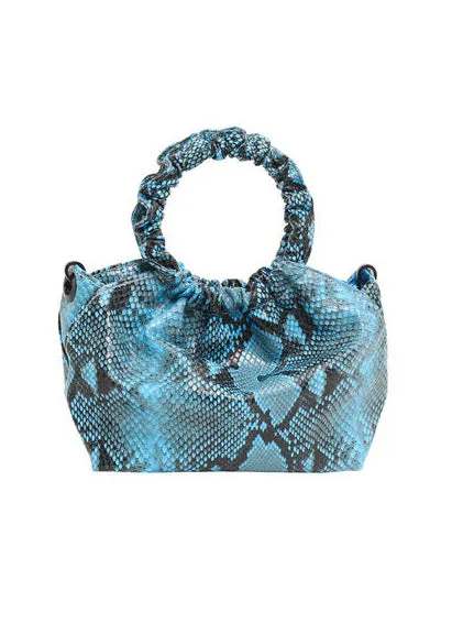 HVISK Jolly Rush Snake Bag in Blue