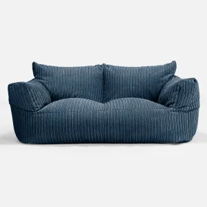 Josephine Sofa Bean Bag - Cord Navy Blue