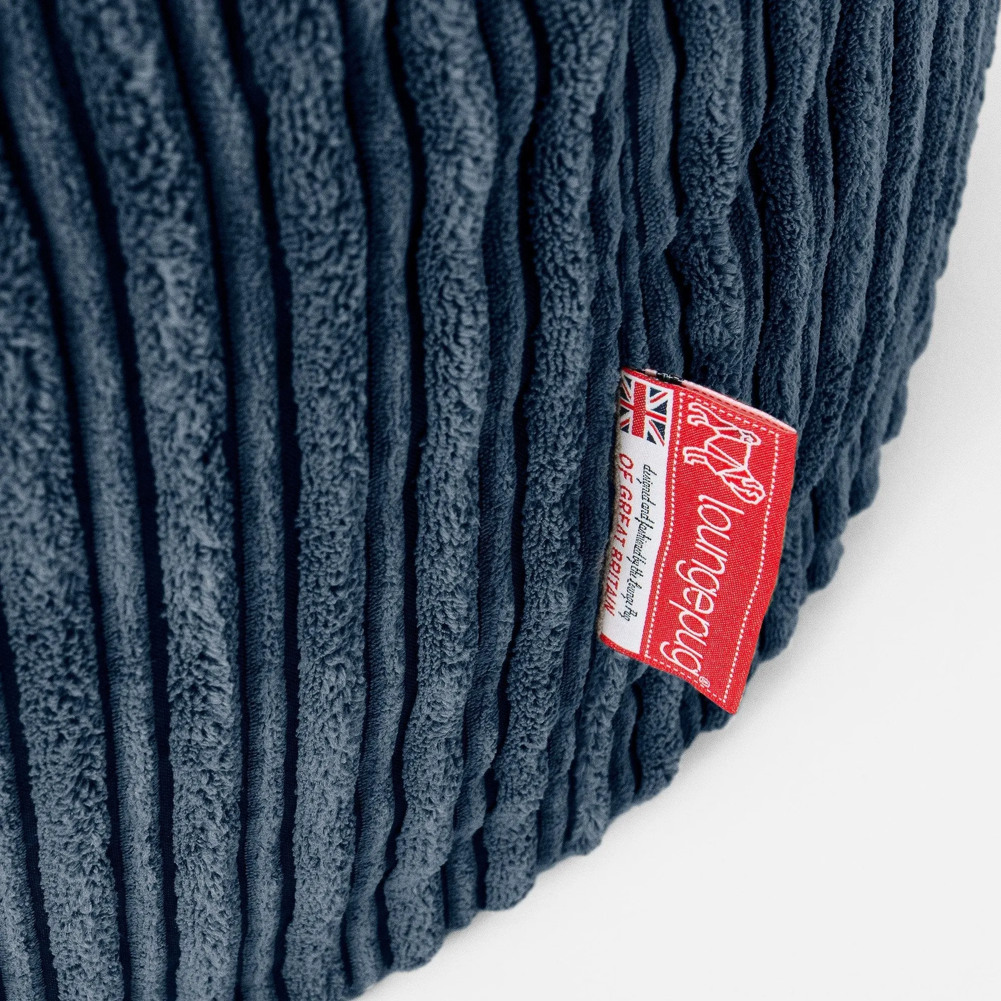 Josephine Sofa Bean Bag - Cord Navy Blue