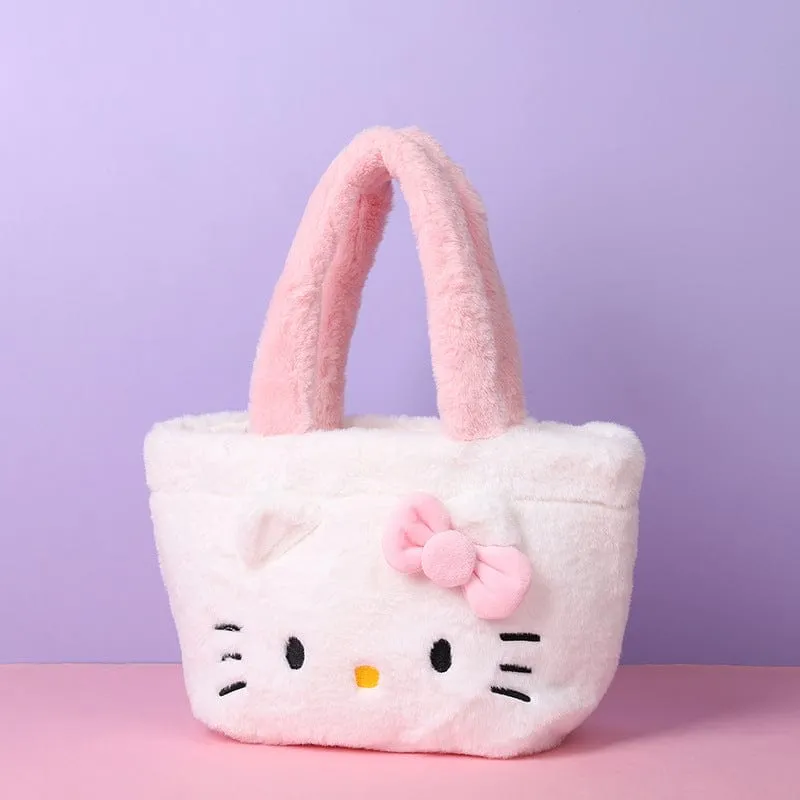 Kawaii Plush Tote Bag