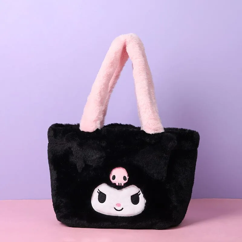 Kawaii Plush Tote Bag