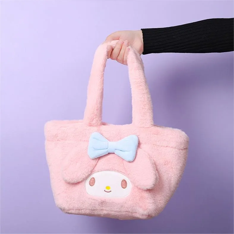 Kawaii Plush Tote Bag