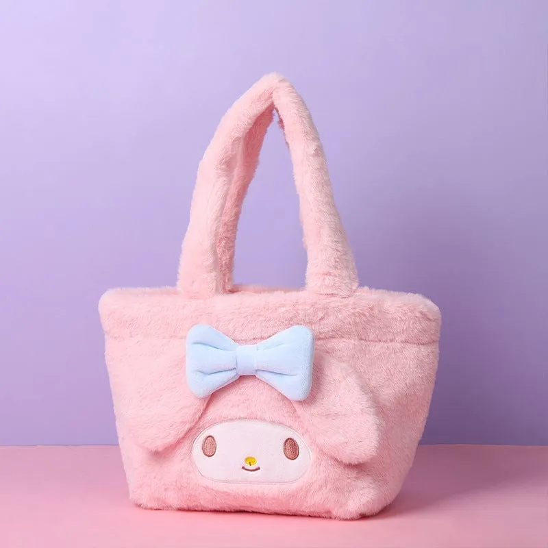 Kawaii Plush Tote Bag